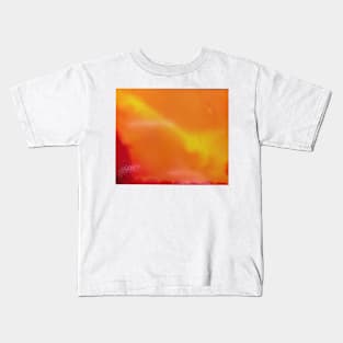 Yupo sunset Kids T-Shirt